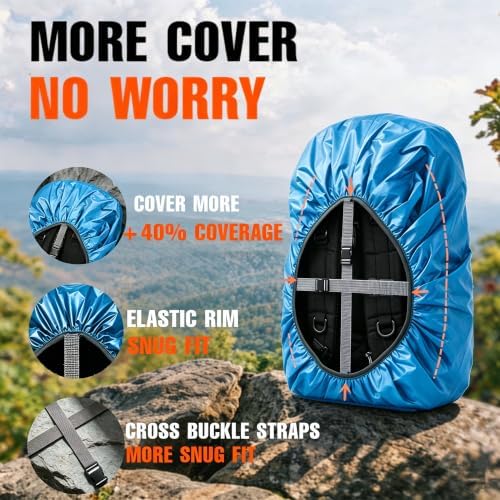 Joy Walker 12000mm Waterproof Backpack Rain Cover for Hiking Camping Travel - Image 6