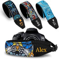 Art Tribute Custom Camera Strap Begonia Flower - Add Your Text and We Make It Especially For You Get Your Own Personalized Gift Camera Strap, No Shipping Cost! by ArtTribute