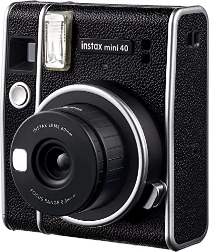 Fujifilm Instax Mini 40 Instant Film Camera with Built-in Selfie Lens, Auto Exposure, Auto Shutter Speed, Easy to Use, Stylish and Classic Design Polaroid Cameras for Pro or Beginners (Renewed) - Image 2