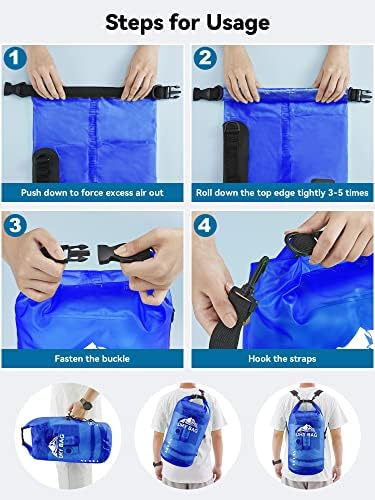 HEETA Dry Bag Waterproof Backpack with Phone Case 5L/10L/20L/30L/40L - Image 5