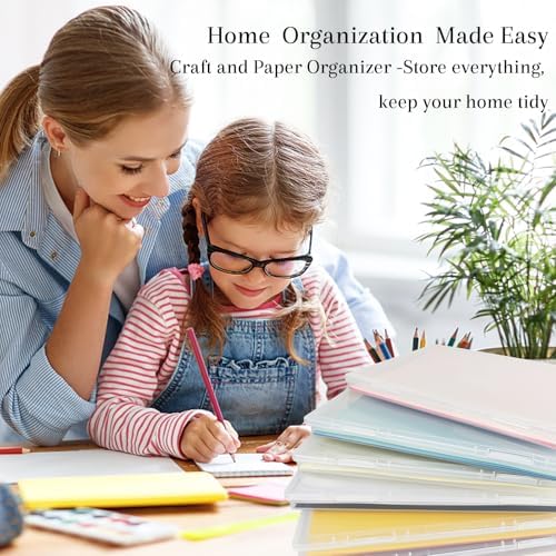 6 Pack 8 x 10 Inch Photo Storage Boxes Clear Organizer Bins - Image 7