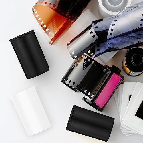UKCOCO 35mm Film Canisters with Caps, 20pcs Empty Camera Reel Storage Containers Plastic Small Accessories Case for Storing Camera Films - Image 2