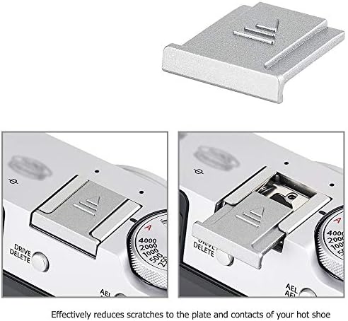4PCS Camera Hot Shoe Cover for Fujifilm XT30III XM5 X100VI X100V XE4-Silver - Image 4