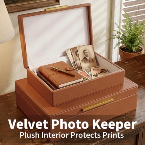 Decorative Storage Boxes with Lids Set-2 Store Photos, Letters Memory Box - Image 2