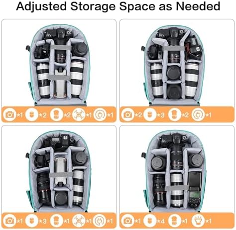 MOSISO Camera Backpack, DSLR/SLR/Mirrorless Photography Camera Bag - Image 3