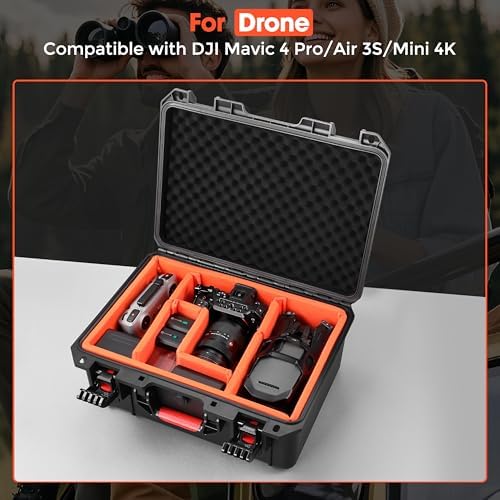 Camera Hard Case DSLR SLR Lens Waterproof Travel Weatherproof Cases - Image 6
