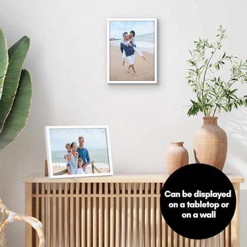 Americanflat 9x12 Picture Frame - Slim Molding - White - Image 5