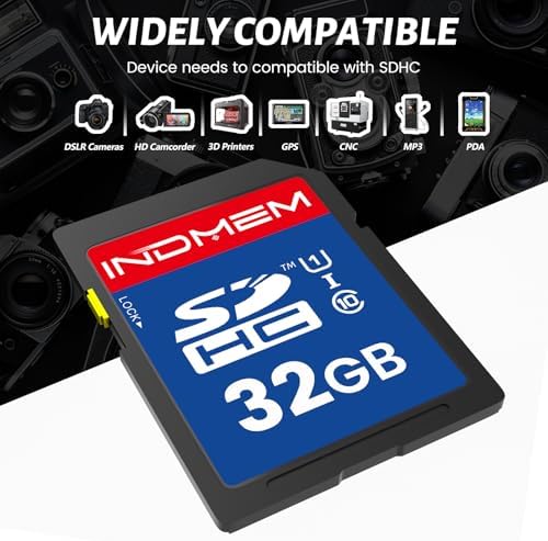 SD Card 32GB, 5 Pack SDHC Memory Cards UHS-I U1 Class 10 High-Speed Full HD Video Compatible with Digital Point-and-Shoot Cameras, HD Camcorders, DSLR and PC, 32GB(5pc) - Image 3