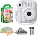 Fujifilm Instax Mini 13 Clay White Instant Camera with 20-Sheet Film by FUJIFILM