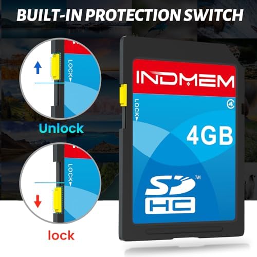 SD Card 4GB 3 Pack, Class 4 Flash SDHC Memory Cards MLC Stanard Secure Digital Cards Camera Cards - Image 7