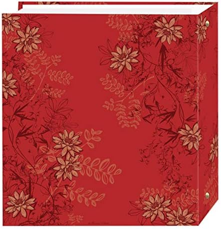Pioneer Photo Albums TR-100D/RF Magnetic 3-Ring 100 Page Photo Album, Red Foliage Design - Image 2