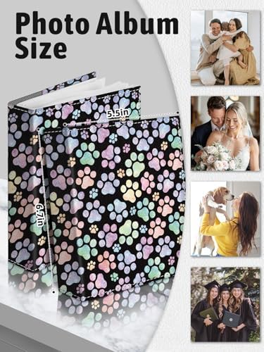 Photo Album 4x6, Small Picture Book Pet Dog Puppy Paw Print - Image 6