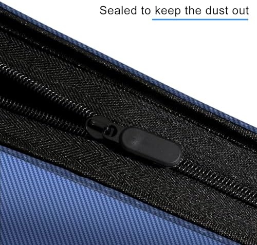 eTone Film Negative Storage Box, PU Leather 3-Ring Binder Album, Gold Foil, 13.18x7.08x1.96 Inch, Velvet Lined for 35mm 120 4x5 8x10 Negatives (Blue) - Image 4