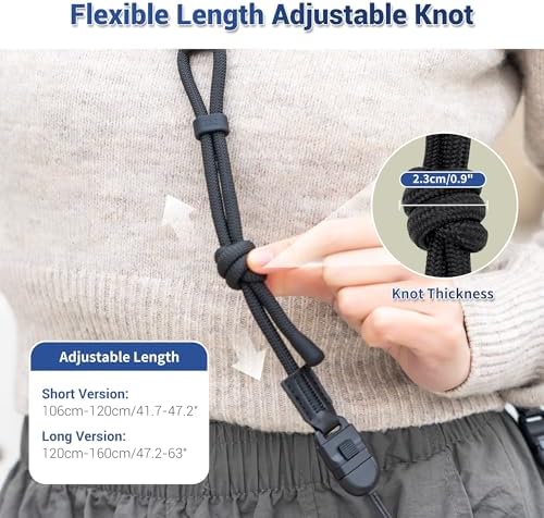 Minimalist Denim lifestyle Camera Shoulder Neck Strap with Quick Release for Most Mirrorless Cameras Canon EOS R50 R10 Fujifilm X-T30 III XT-50 Nikon Z5 Z50 II Z fc Zf, Adjustable Comfortable Strap - Image 5
