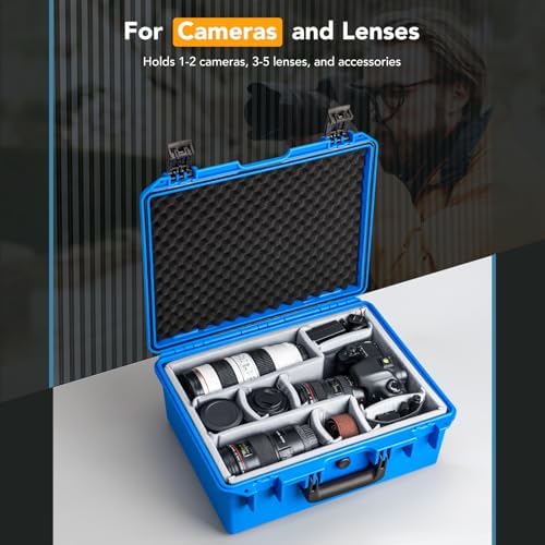 Lykus PVC1 Hard Case with Dividers for Cameras,Lenses,DJI Mavic/Air/Mini - Image 2