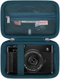 BOVKE Hard Carrying Case for FUJIFILM X-E5 Mirrorless Digital Camera, Extra Mesh Pocket for Batteries, SD Card, Charging Cables and More Additional Accessories, Blue by BOVKE