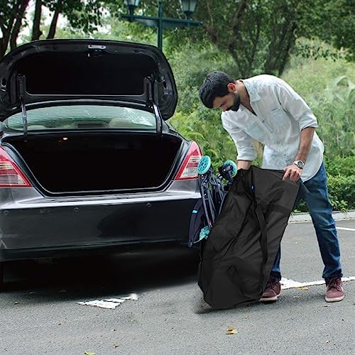 COOLBEBE 36-Inch Large Travel Duffle Bag, 100L Heavy Duty Luggage, Black - Image 4