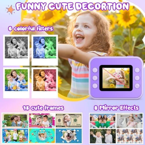 Kids Camera Instant Print, Christmas Birthday Gifts for Girls and Boys - Image 4