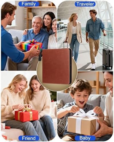 Leather Photo Album 4x6 200 Photos, DIY Scrapbook with 50 Sheets and 20 Blank Kraft Sheets, Travel Souvenir Diary Photo Book for Family Wedding Baby and Holiday Pictures - Image 5