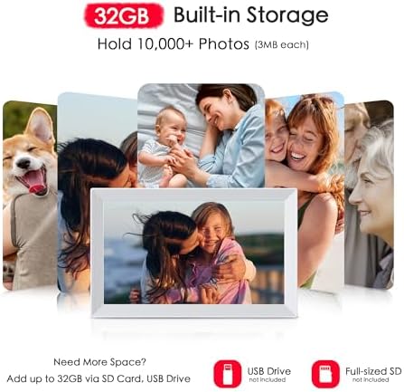 Frameo 15.6" Digital Picture Frame WiFi, Large Display Digital Photo Frame - Image 3