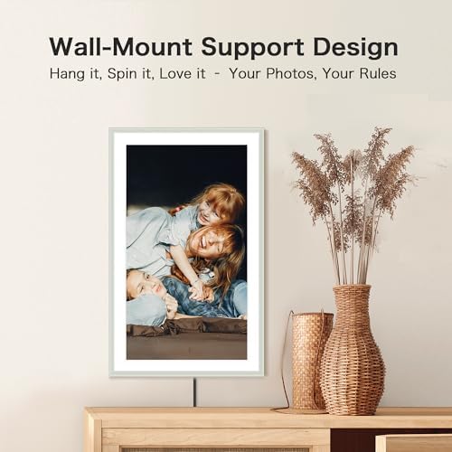 Digital Picture Frame, 15.6 Inch Frameo Digital Frame WiFi Large Display - Image 6
