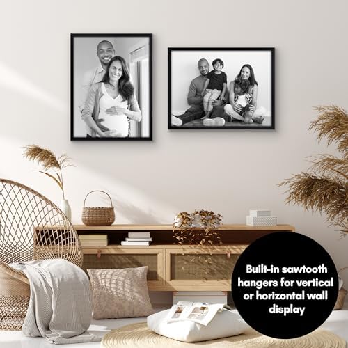 Americanflat 18x24 Poster Frame 2-Pack - Slim Molding - Black - Image 4