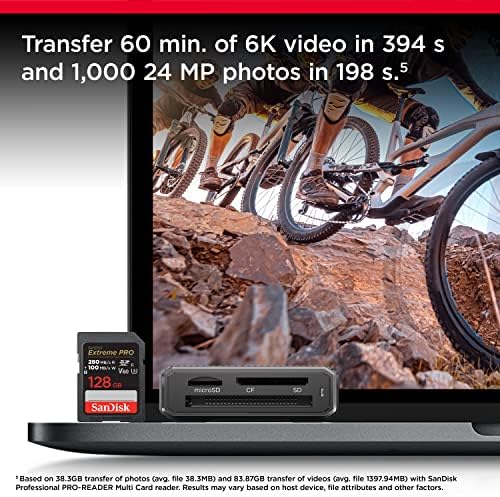 SANDISK 512GB Extreme PRO SDXC UHS-II Memory Card - C10, U3, V60, 6K, 4K UHD, SD Card - SDSDXEP-512G-GN4IN - Image 4