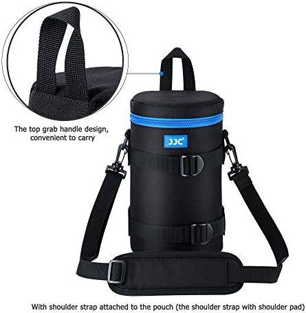 JJC Deluxe Lens Case Pouch Bag for Camera Lens Below 4.3" x 8.8"(D x L) - Image 6