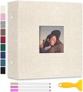 Zesthouse 18 In Photo Album Self Adhesive with Picture Display Window, 3-Ring Scrapbook Albums 60 Pages Holds 10x12 8x10 5x7 4x6 Photos, DIY Photo Book Ideal Gift for Family Wedding Baby by Zesthouse