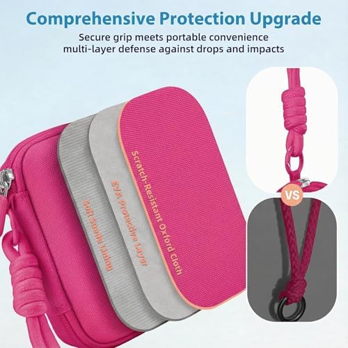 Digital Camera Case for Kodak PIXPRO FZ55/FZ45/CAMKORY, Fuchsia - Image 2