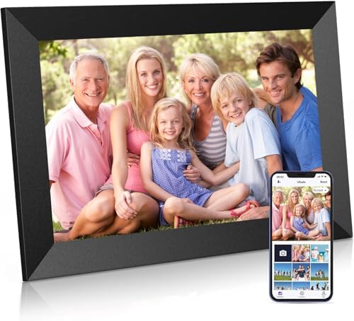 Uhale Digital Picture Frame WiFi 10.1 inch HD IPS Touch Screen Electronic Picture Frame Slideshow Smart Loop Digital Photo Frame with APP & SD Card Slot to Load Photos & Videos from Your Phone by WelcometoJAOKPO