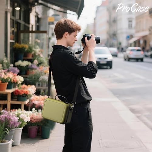 ProCase Hard Shell Camera Case for Canon Rebel T7 -Green - Image 2