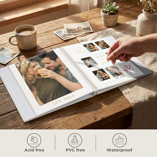 Vienrose Couples Self Adhesive Photo Album 13.2x12.8 40 Pages - Image 3