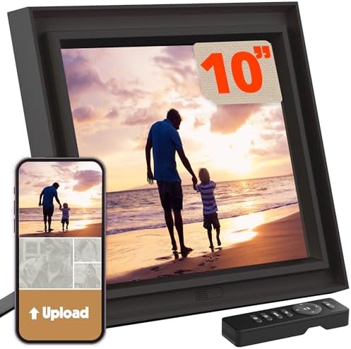 Pix-Star LUX 10.4'' Wi-Fi Digital Picture Frame – Unlimited Cloud Storage, Easy App Sharing, 40,000+ Pictures, No-Glare Display, Motion Sensor, Email/App/USB/SD - 10 inch by Pix-Star
