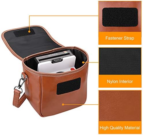 Fintie Camera Bag Compatible with Polaroid Now+ Generation 3/2/1 I-Type, Polaroid Now Gen 3rd/2nd/1st, OneStep 2 VF, I-2 Instant Film Camera Travel Shoulder Case with Adjustable Strap Accessories - Image 3