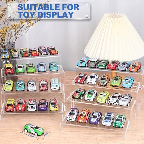 Aheroi Acrylic Risers Display Stands, Acrylic Stands for Display 16Pcs 4Set - Image 6