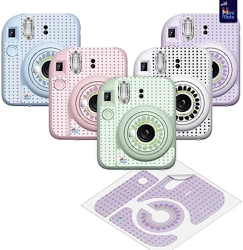 Fujifilm Instax Mini 12 Instant Camera Clay White + Carrying Case + Fuji Instax Film Value Pack (40 Sheets) Accessories Bundle, Color Filters, Photo Album, Assorted Frames - Image 7