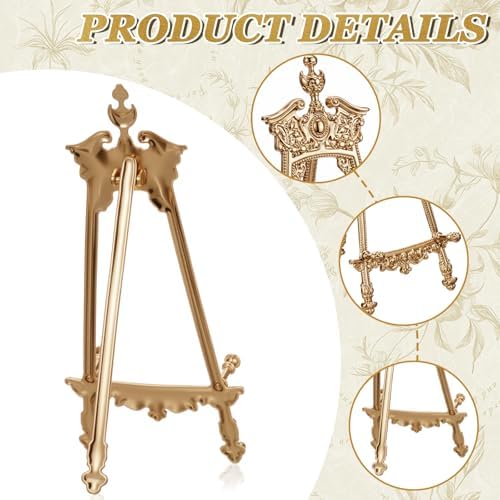 Novabright 9 Inch Ornate Metal Display Stand for Scrying Mirrors - Image 3