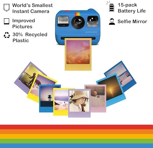 Polaroid Go Generation 2 - Mini Instant Film Camera - Blue (9147) - Only Compatible with Go Film - Image 3