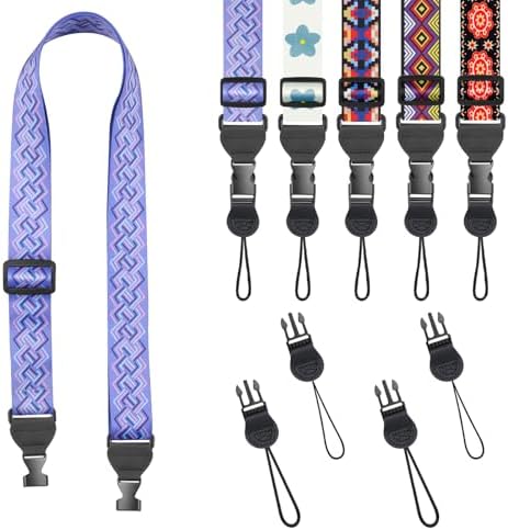 FIEIL Geometric Rhombus Shoulder Strap, Adjustable Camera Strap with 2 Sets of Quick-Release Buckles, Comfortable Neck Strap for iPad, Tablet, Camera, Laptop, Binocular, Luggage Bag by FIEIL