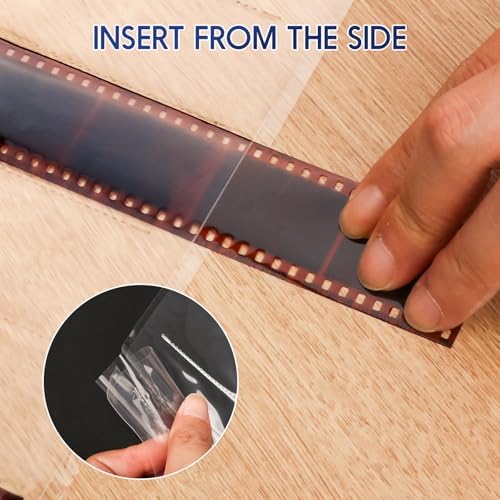 50 Pack 7x6 Negative Sleeves for 35mm Film - Acid-Free Negative Pages, Archival Storage Sheets for 35mm/135 Film Collect & Organization - Holds 2100 Frames - Image 4