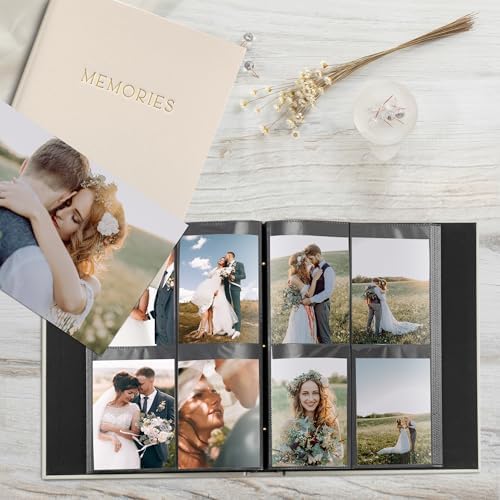 Beautiful Linen Photo Album For 4x6 Photos - Holds Up To 256 Pictures - Image 5