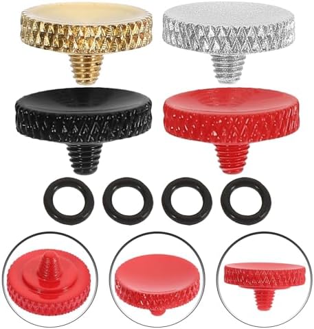 4pcs Camera Shutter Release Button Concave Gentle Press Aluminum Alloy - Image 6