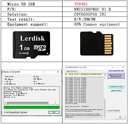 Factory Wholesale Micro SD Card 1GB Pack of 6 in Bulk MicroSD with SD Adapter Produced by Authorized Licencee (1GB) - Image 4
