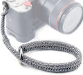Paracord Camera Wrist Strap Lanyard-Quick Release for DSLR Mirrorless White by QiangNi