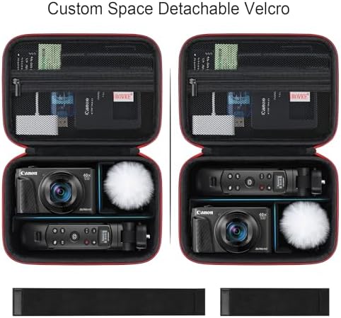 BOVKE Case for Canon G7X Mark III II/PowerShot SX740 SX730 Camera, Black - Image 3