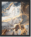 Fxojyvo 11x13 Picture Frame Black Engineered Wood Wall Hanging by Fxojyvo