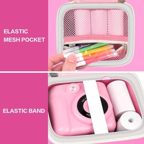 PAIYULE Kids Instant Print Camera Case for ESOXOFFORE for Dylanto Lightpink - Image 5