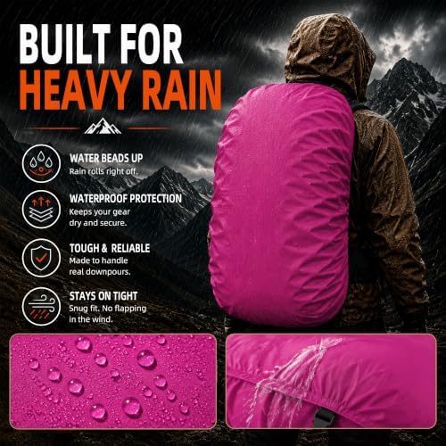 Frelaxy Waterproof Backpack Rain Cover, Pack Covers for Hiking, Travel - Image 3