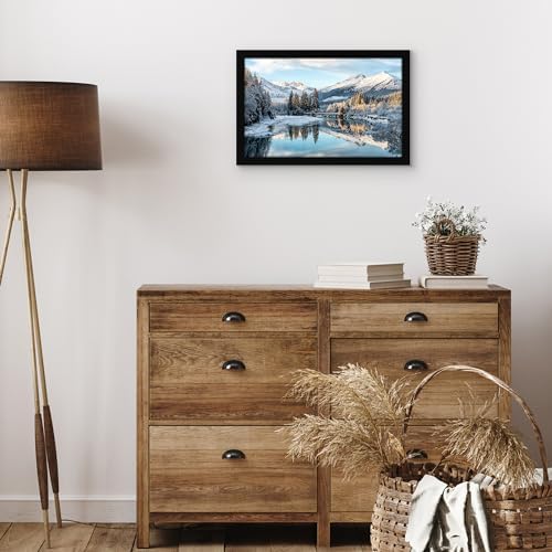 Americanflat 11x17.5 Picture Frame - Engineered Wood - Black - Image 4